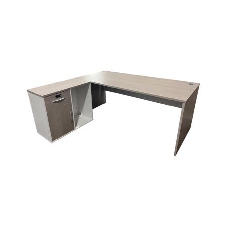 Професионално бюро с обръщаема ъглова рамка Armadi  sonoma-white 140x70x75cm
